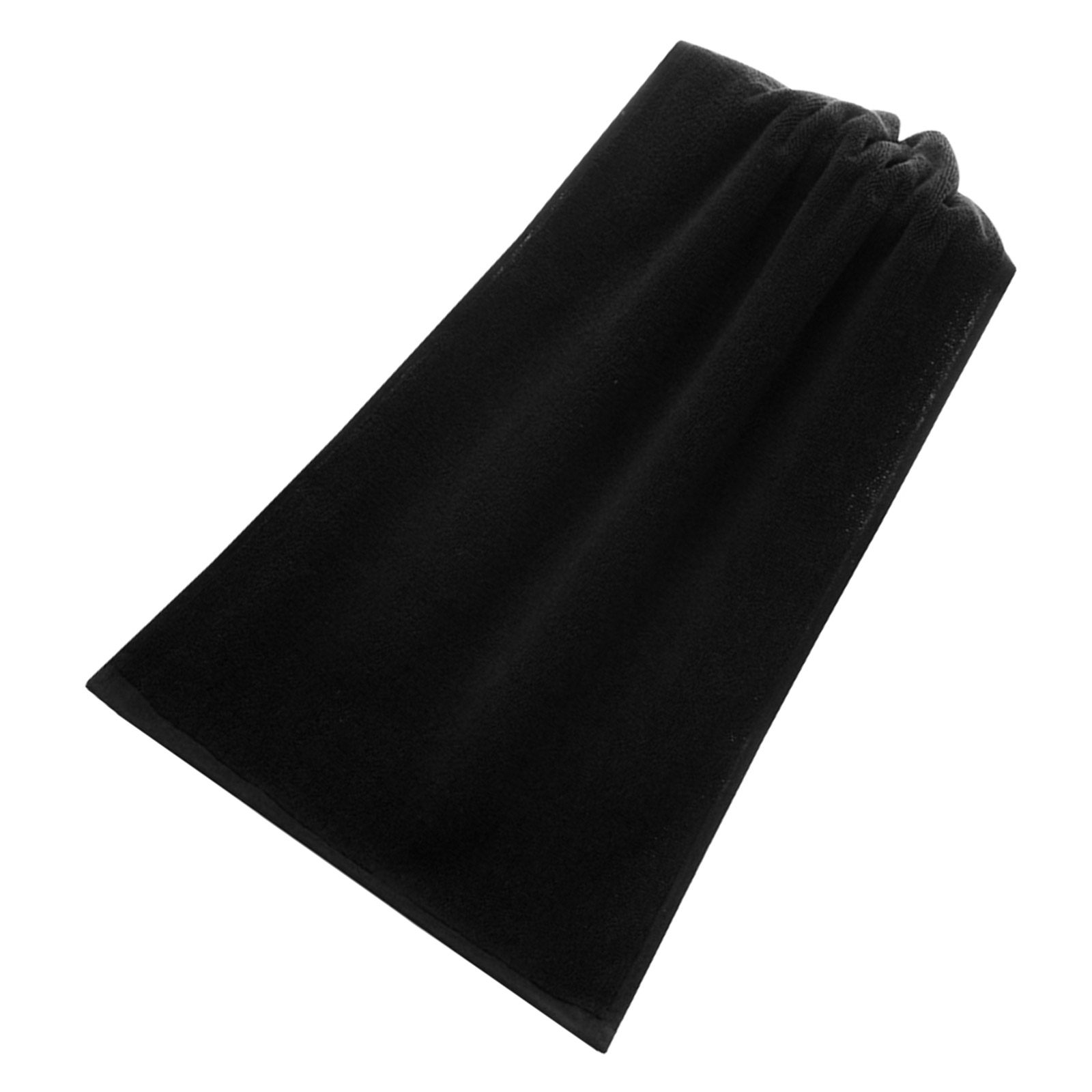 Spa Towel - Extra Large Black Cotton Hand Towel