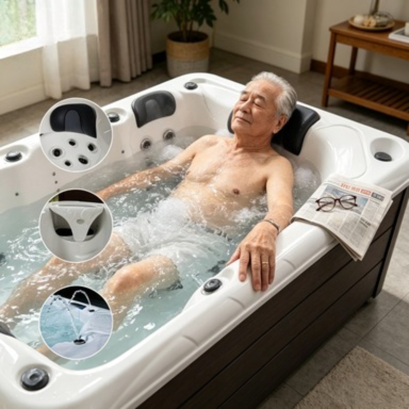 Hot Tub - Massage Bathtub Acrylic Whirlpool Spa Hot