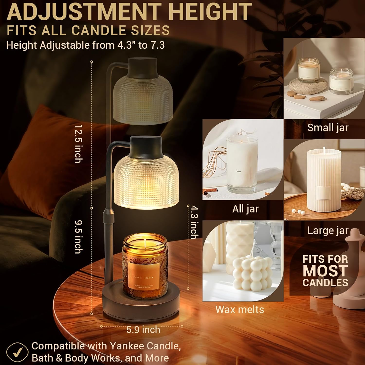 Candle Warmer Lamp with Timer  - đánh giá và giá Wax Warmer
