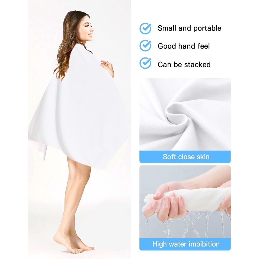 1pc Beach Towel Pure White Tow - đánh giá và giá Spa Towel