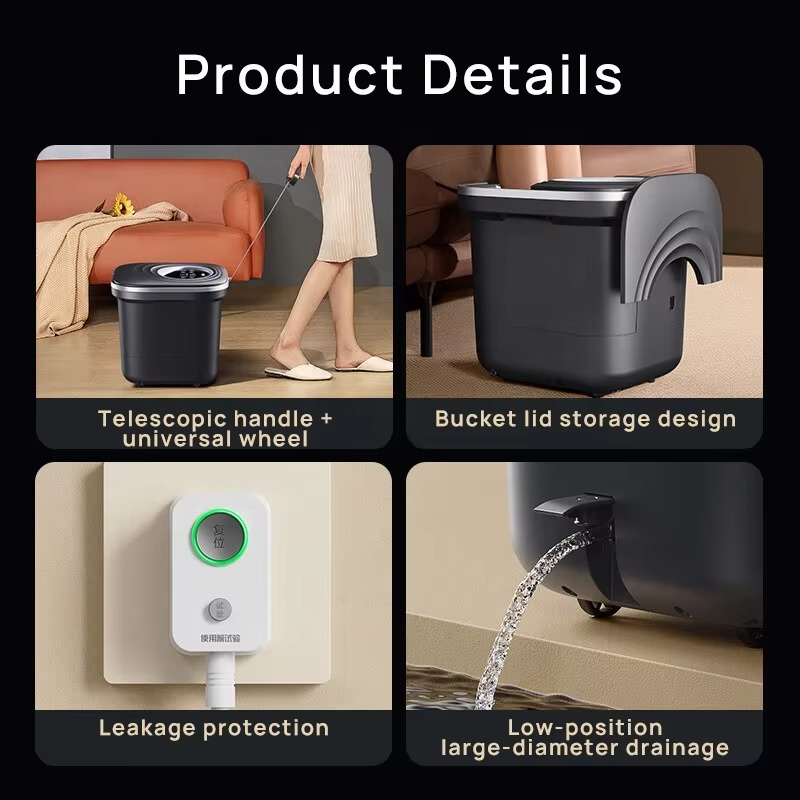 Portable Electric Foot Massage - đánh giá và giá Foot Spa
