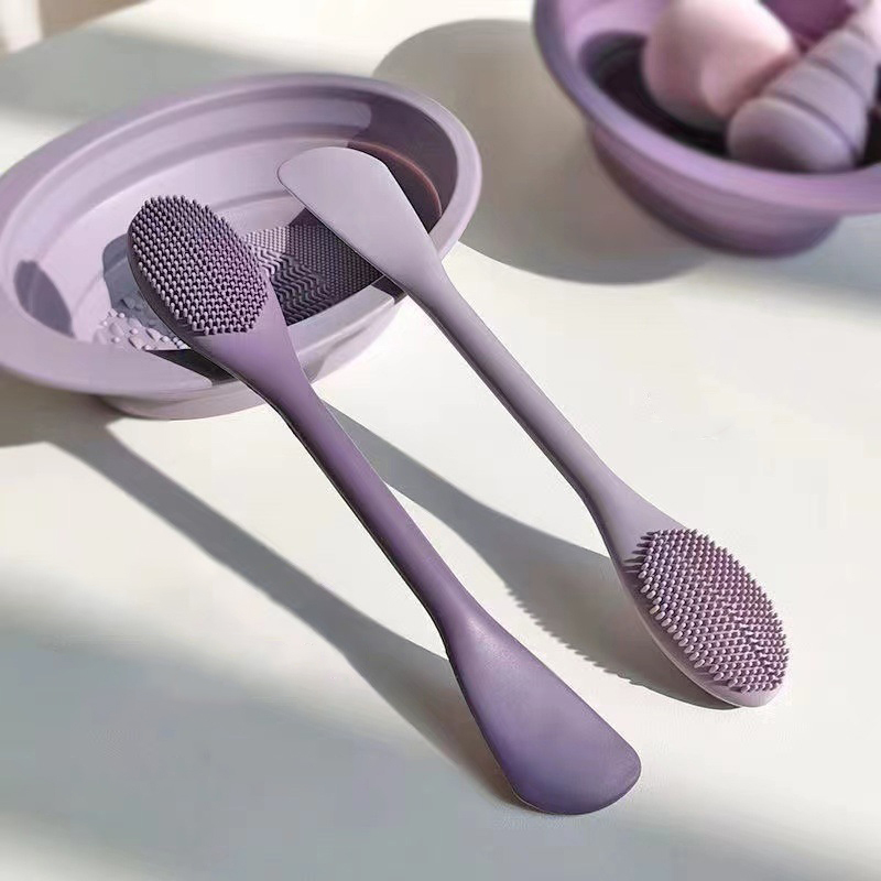 Double Head Silicone Facial Ma - đánh giá và giá Spa Massager