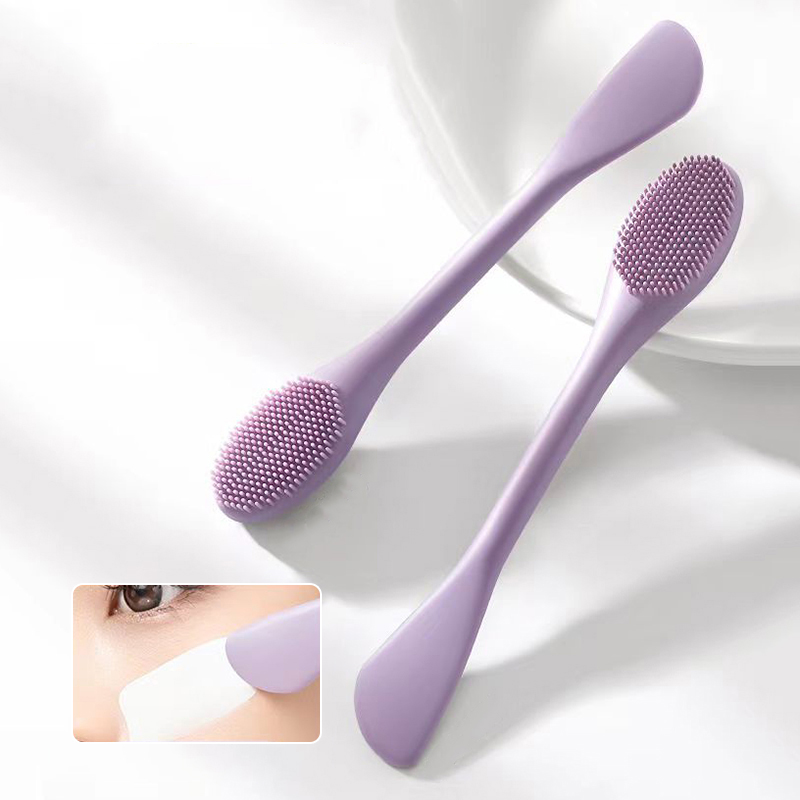 Double Head Silicone Facial Ma - đánh giá và giá Spa Massager