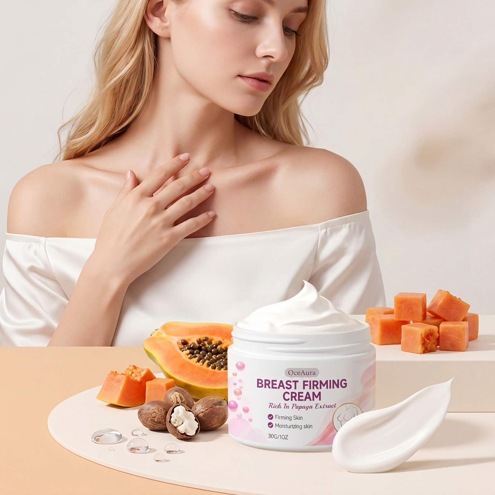 Papaya Extract Chest Care Crea - đánh giá và giá Spa Massager