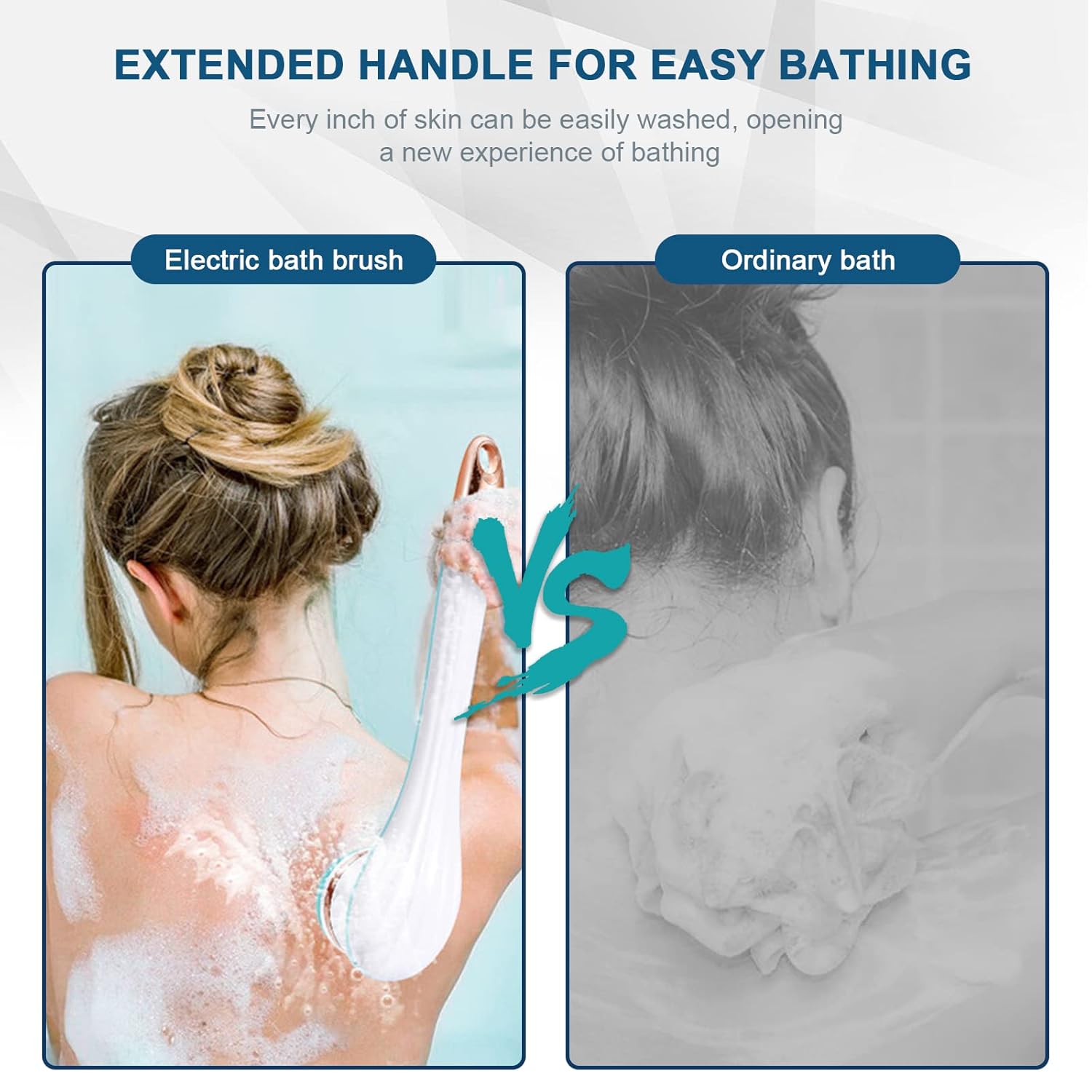 Electric Body Scrubber Shower  - đánh giá và giá Bath Salts