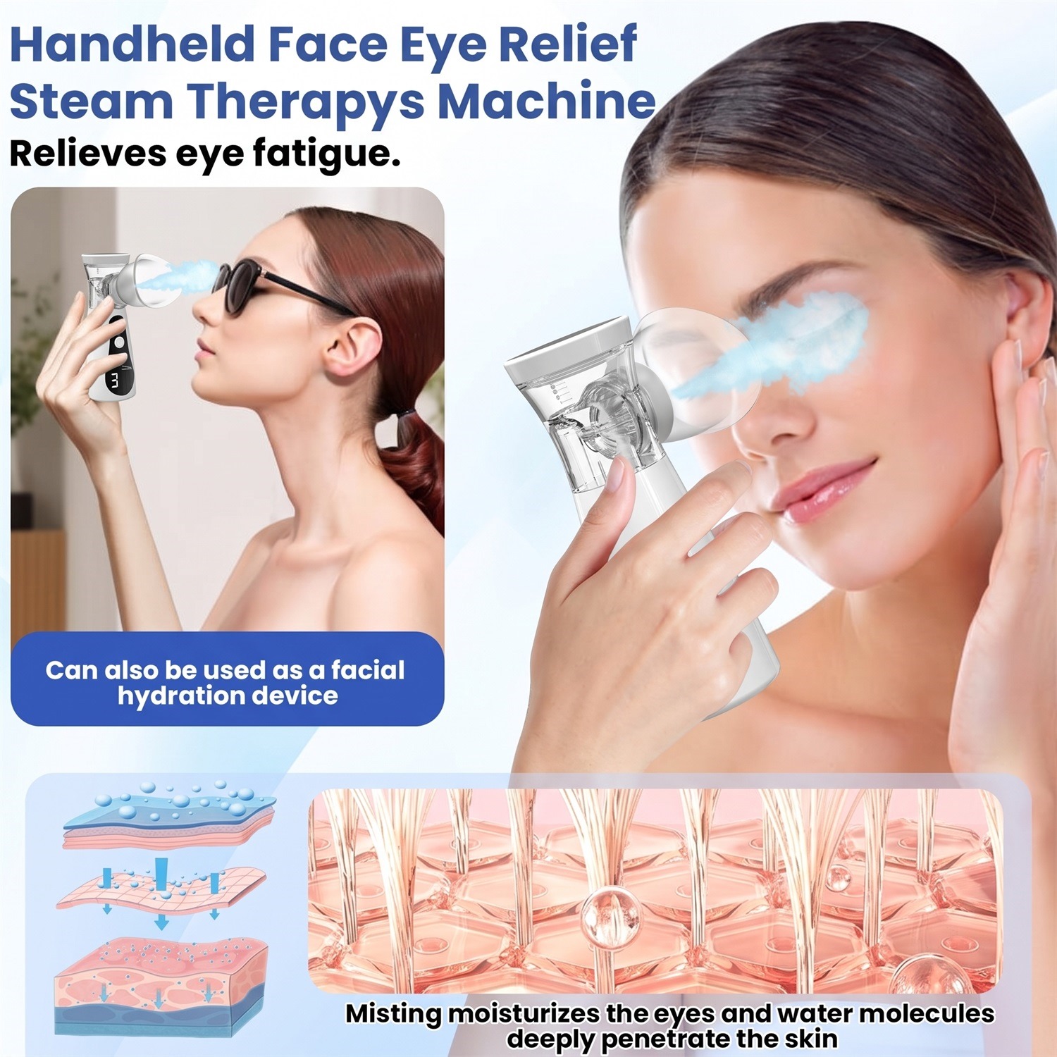 Eye Nano Humidifier Nebulizer  - đánh giá và giá Face Steamer