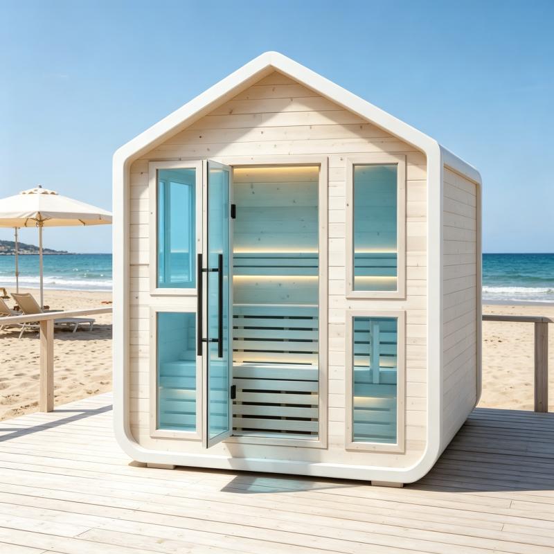 Custom Luxury Sauna Cabin Soli - đánh giá và giá Spa Wellness Gym