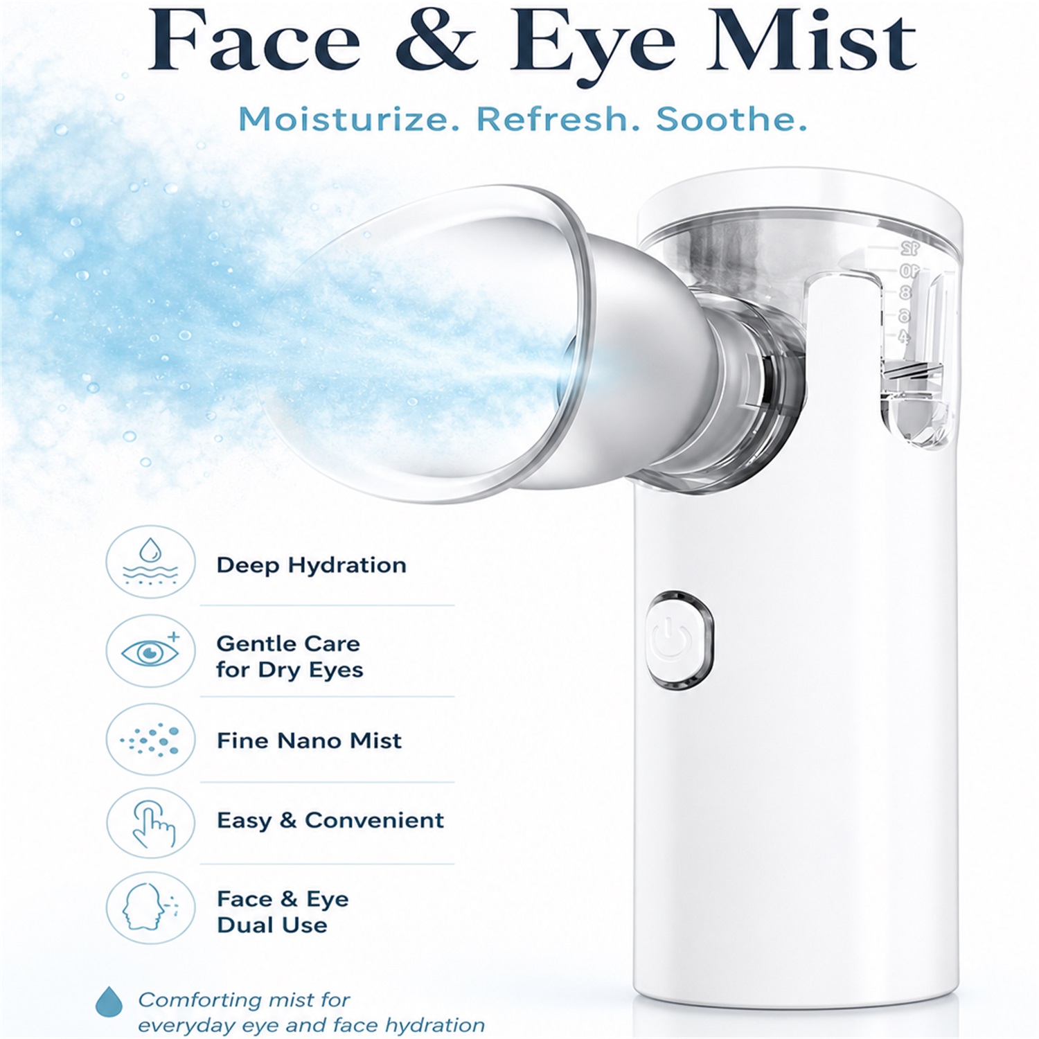 Eye Nano Humidifier Nebulizer  - đánh giá và giá Face Steamer