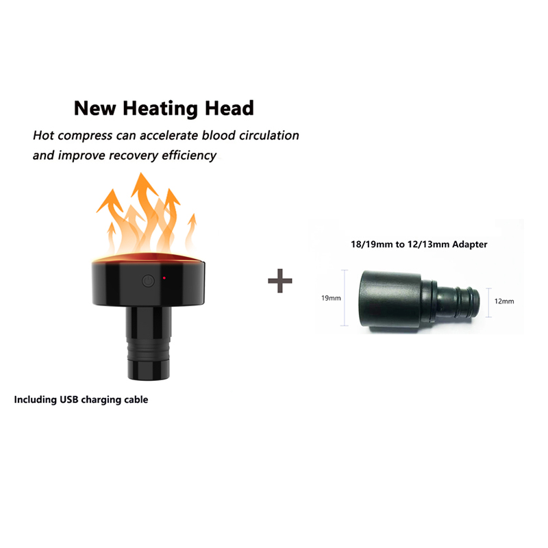 New Heat Fascia Gun Massage He - đánh giá và giá Massage Gun