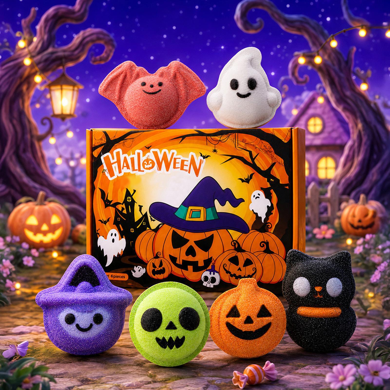 Halloween Bath ball Set, 6-pie - đánh giá và giá Bath Salts