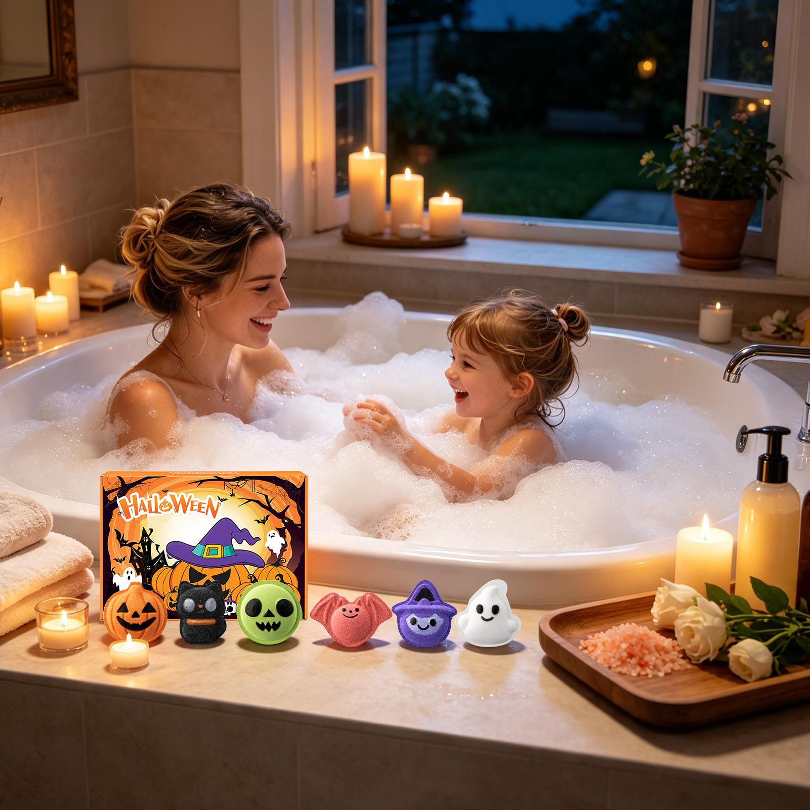 Halloween Bath ball Set, 6-pie - đánh giá và giá Bath Salts