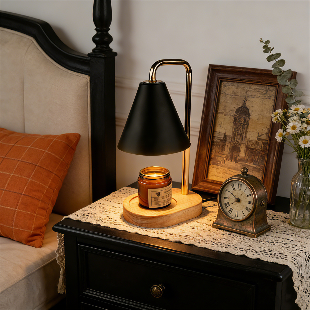 Black Candle Warmer Lamp with  - đánh giá và giá Wax Warmer