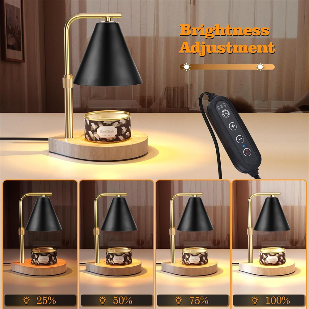 Black Candle Warmer Lamp with  - đánh giá và giá Wax Warmer