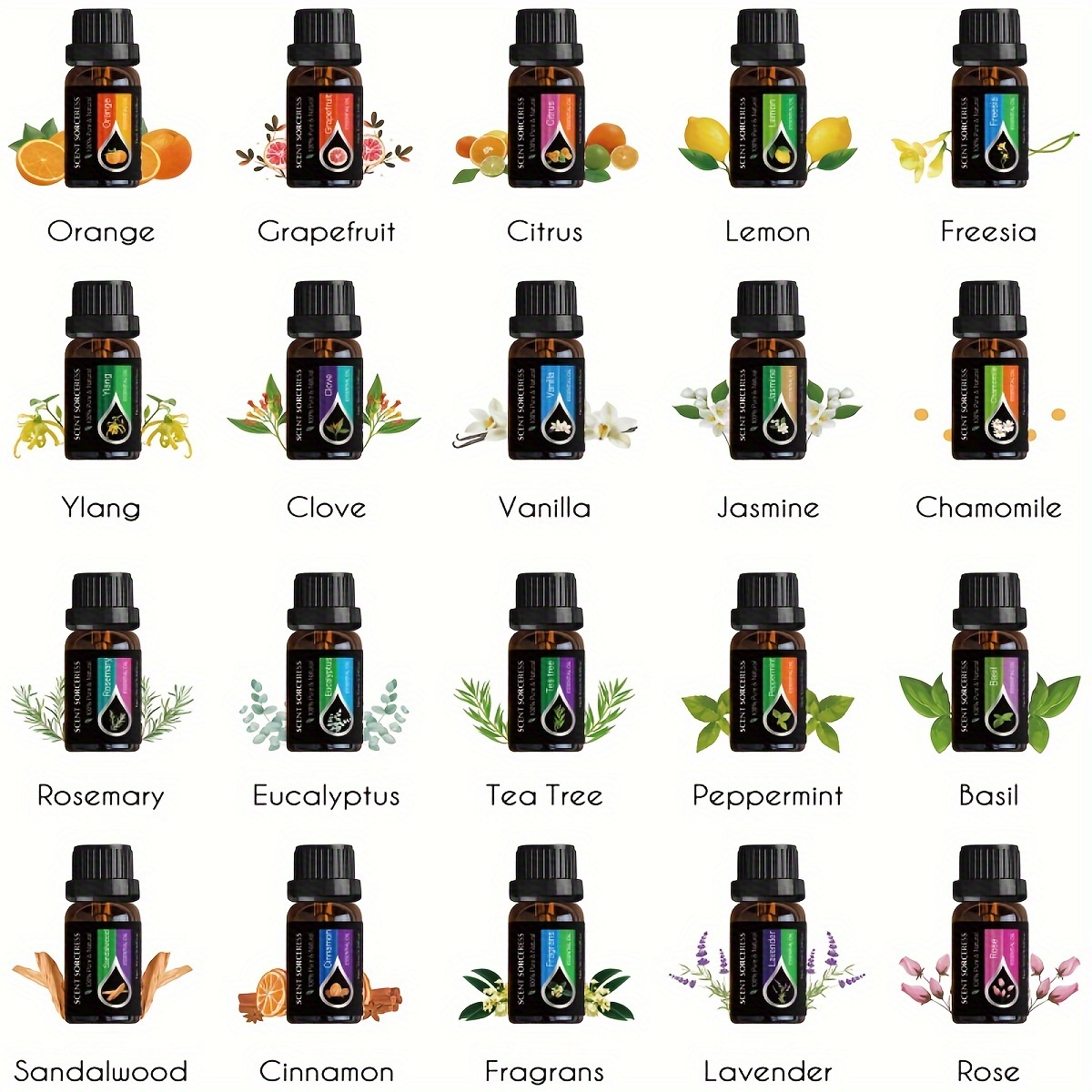 20pcs/set Essential Oil Set La - đánh giá và giá Aromatherapy Diffuser