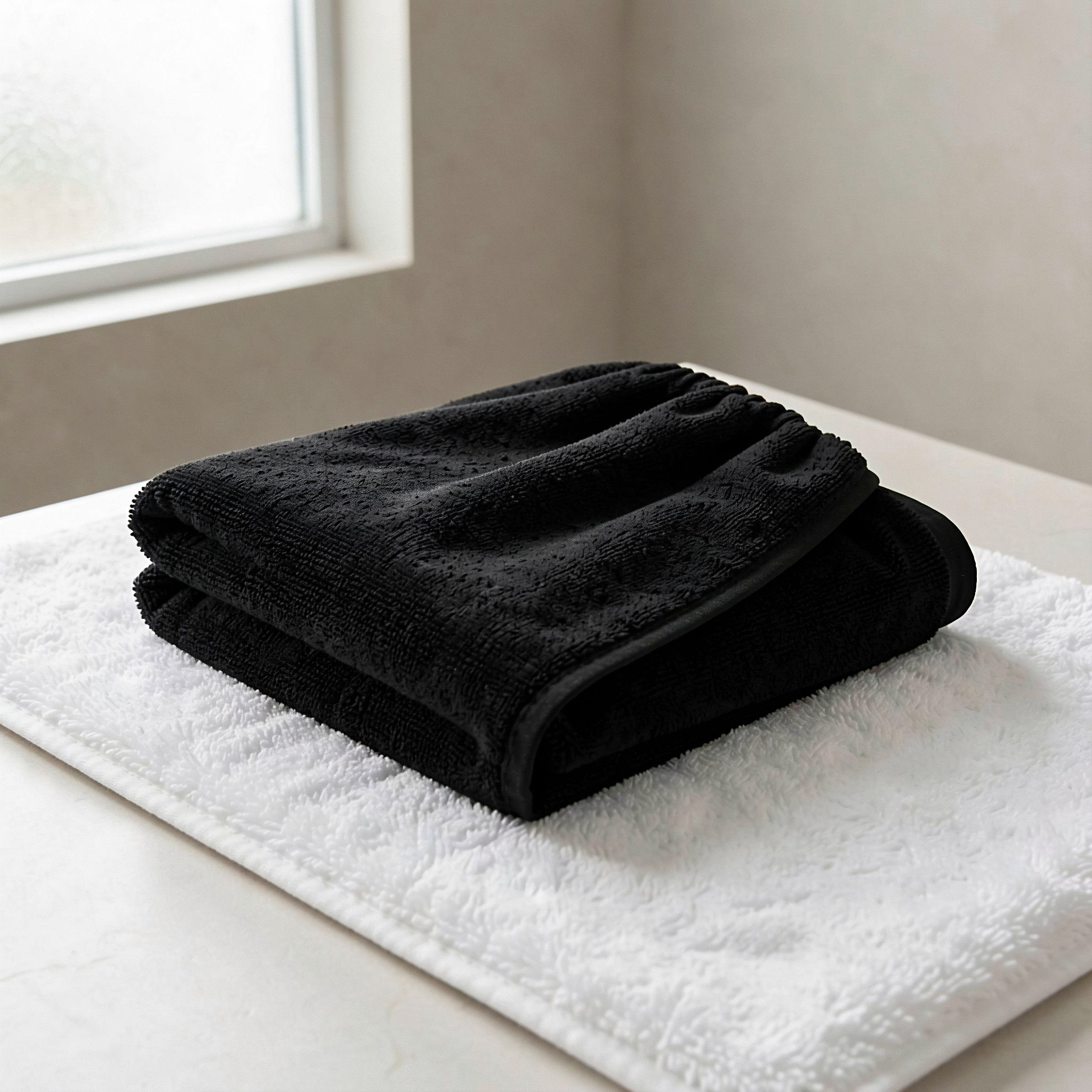 Black 35x75cm Pure Cotton Hand - đánh giá và giá Spa Towel