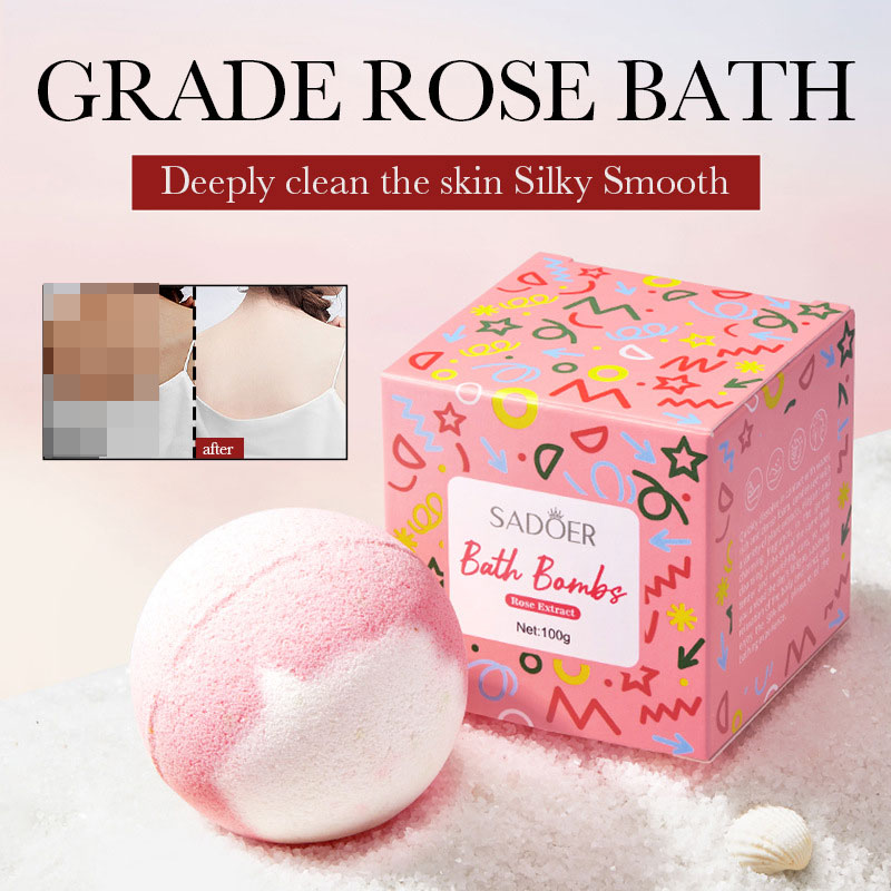 Salt Ball SADOER Rose Bath Bal - đánh giá và giá Bath Salts