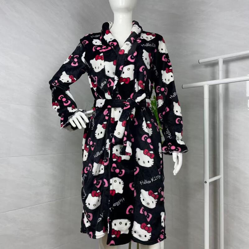 Nightgown Hello Kitty New Autu - đánh giá và giá Bathrobe