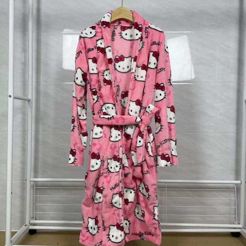 Nightgown Hello Kitty New Autu - đánh giá và giá Bathrobe