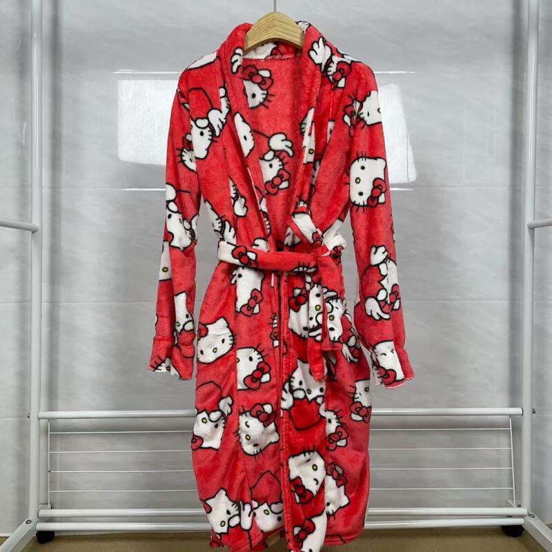 Nightgown Hello Kitty New Autu - đánh giá và giá Bathrobe