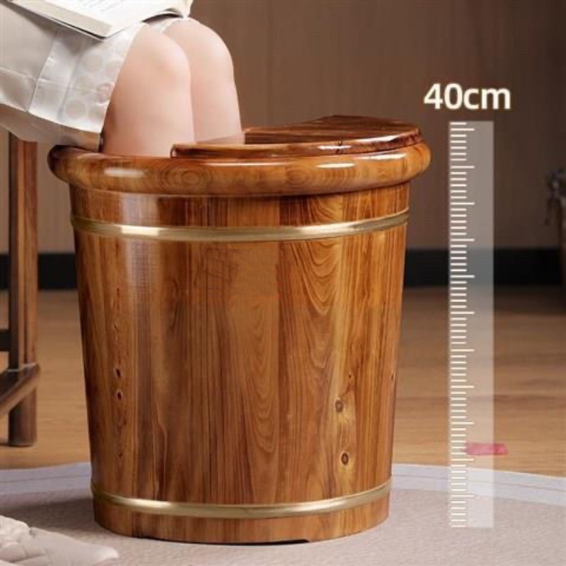 Wooden Foot Soaking Bucket, So - đánh giá và giá Foot Spa