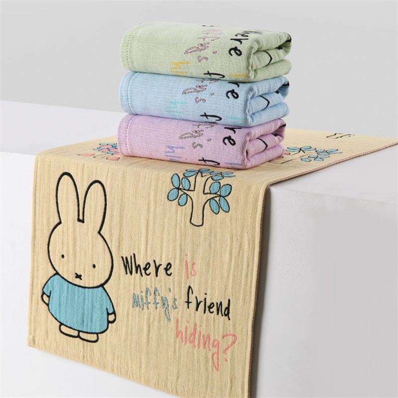 Miffy 100% Cotton Gauze Towel, - đánh giá và giá Spa Towel