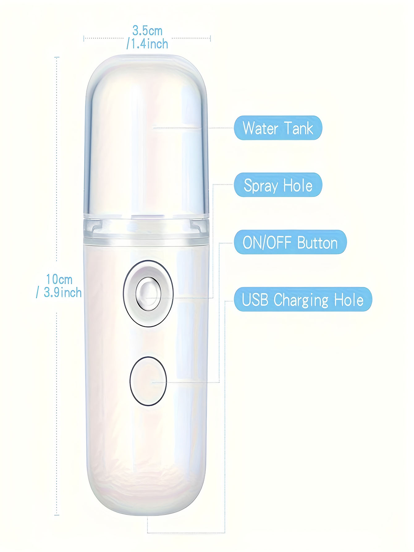 USB Mist Facial Sprayer  Humid - đánh giá và giá Face Steamer