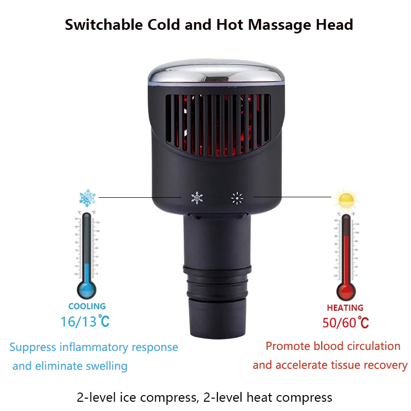 New Heat-Cold Fascia Gun Massa - đánh giá và giá Massage Gun