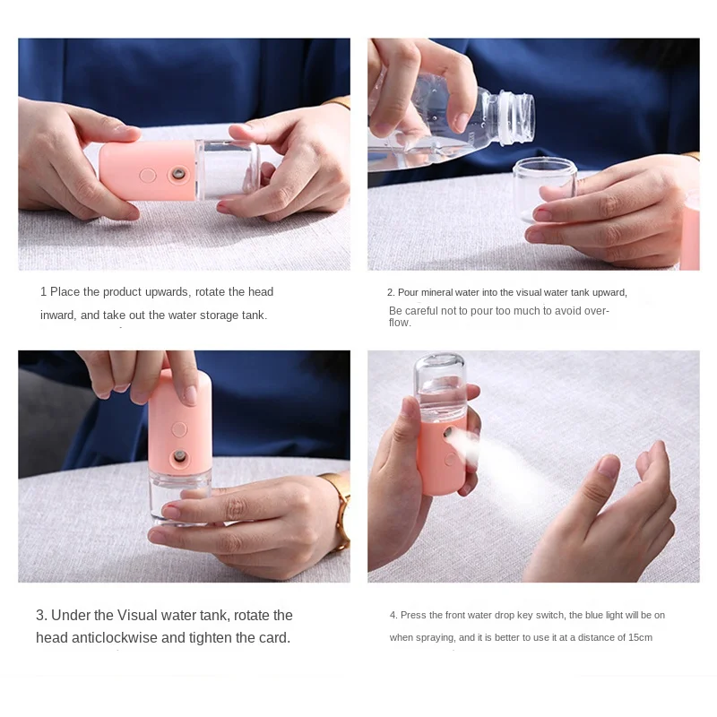 Mini Portable Humidifier Facia - đánh giá và giá Face Steamer