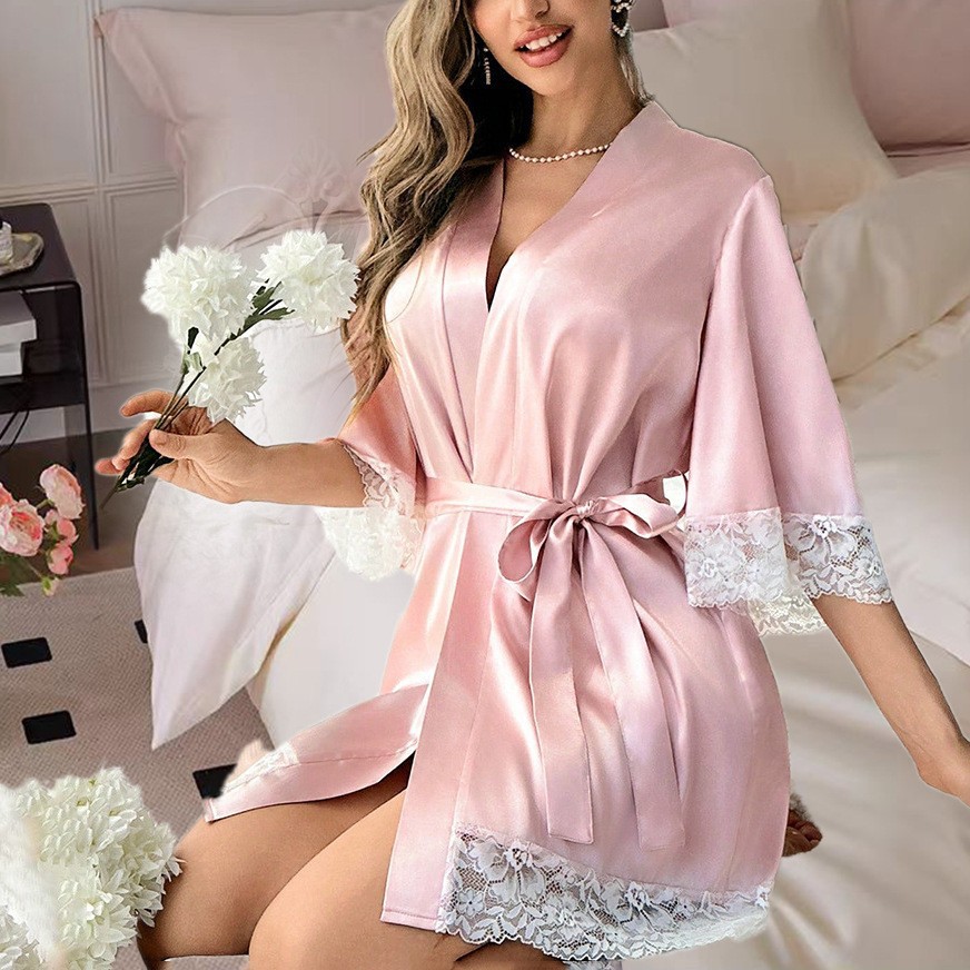 European and American bride ba - đánh giá và giá Bathrobe