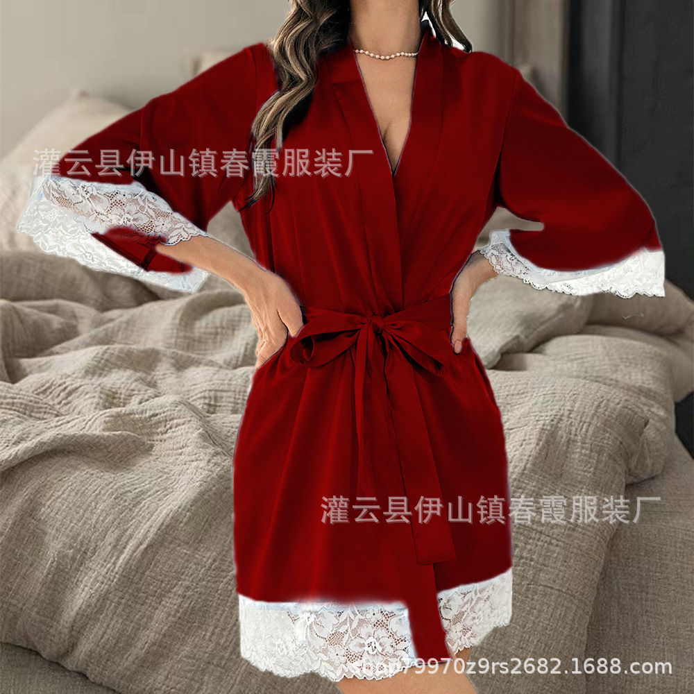 European and American bride ba - đánh giá và giá Bathrobe