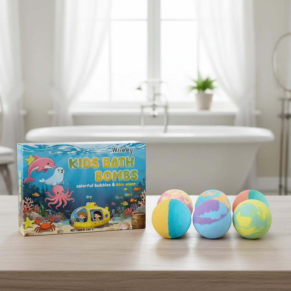 6pcs/Box Colorful Bath Bombs,  - đánh giá và giá Bath Salts