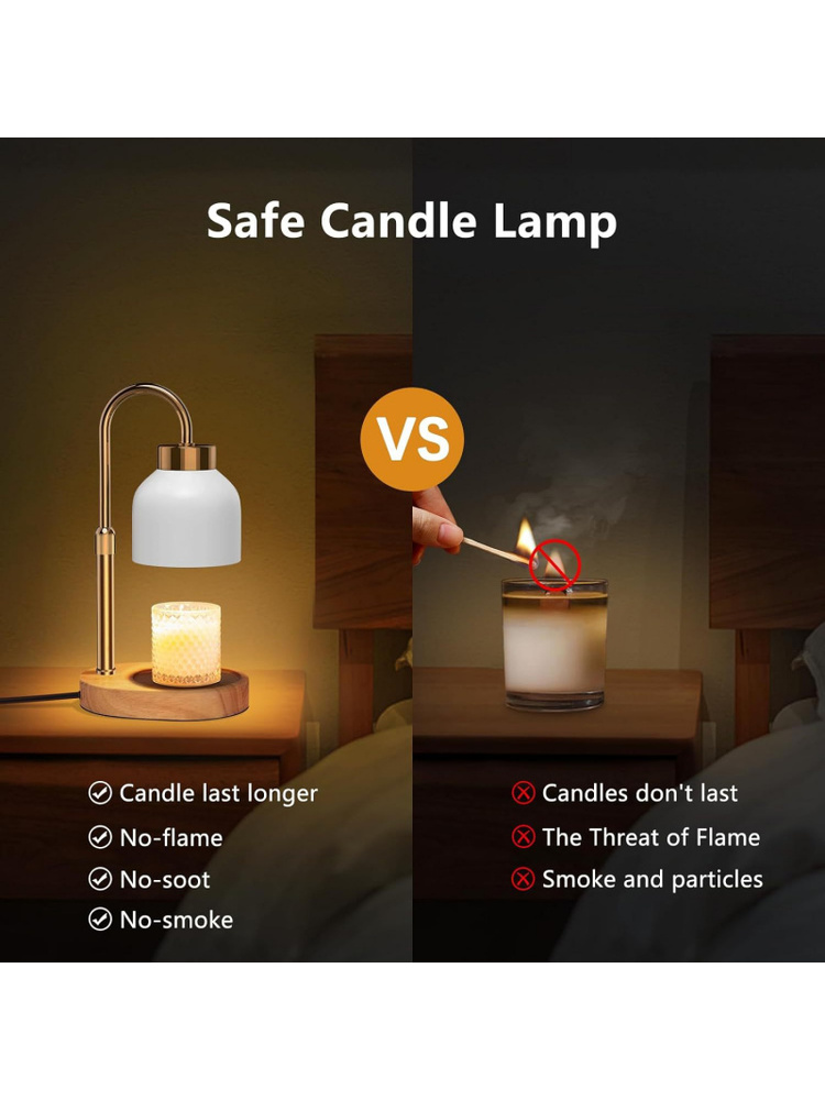 24H Timer Dimmable Candle Wax  - đánh giá và giá Wax Warmer