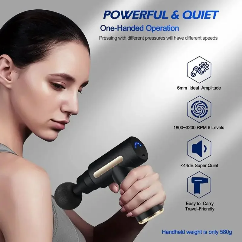 2024 portable fascia gun body  - đánh giá và giá Massage Gun