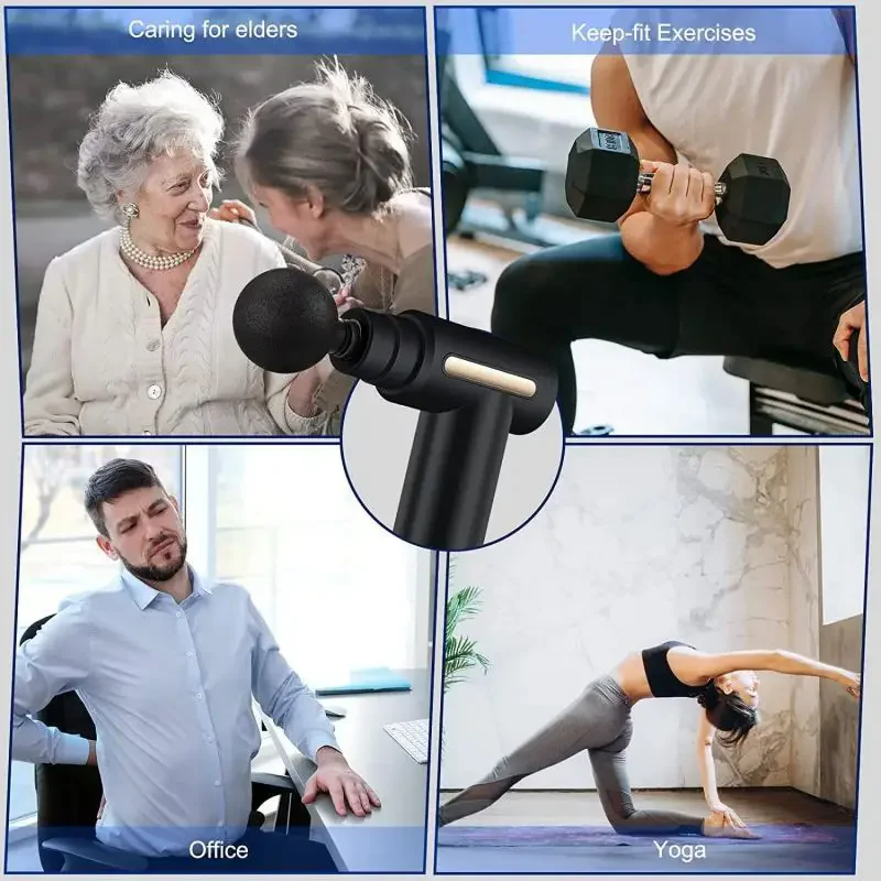 2024 portable fascia gun body  - đánh giá và giá Massage Gun