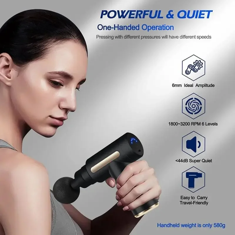 Portable Fascial Massage Gun E - đánh giá và giá Massage Gun