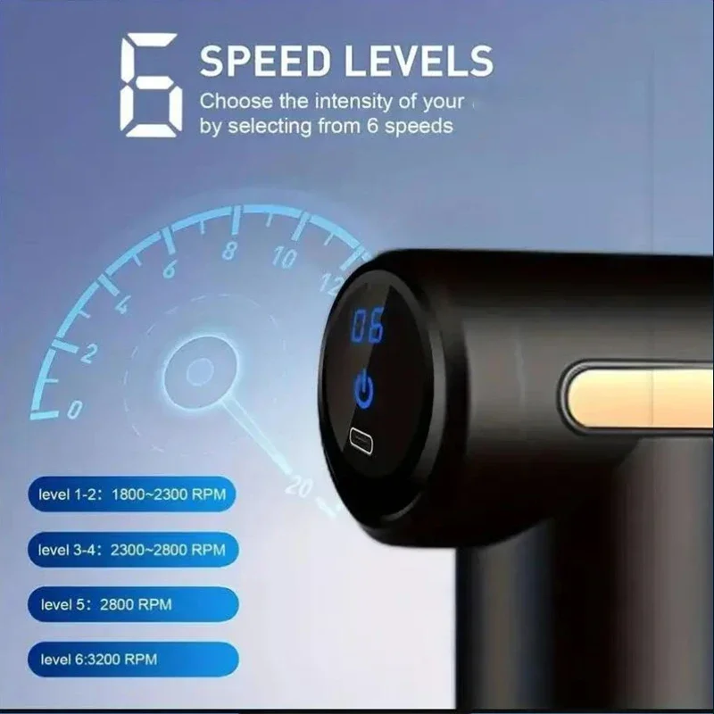 Portable Fascial Massage Gun E - đánh giá và giá Massage Gun