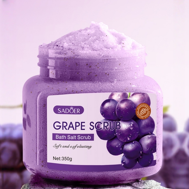 Grape Bath Salt Scrub 350g, Ex - đánh giá và giá Bath Salts