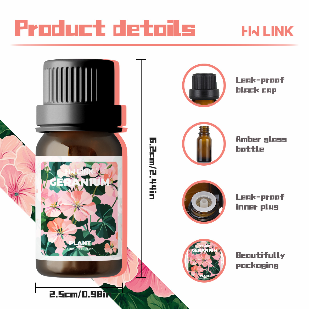 Geranium Essential Oils 10ml P - đánh giá và giá Aromatherapy Diffuser