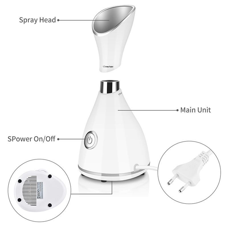 Portable Nano Ionic Hot Mist F - đánh giá và giá Face Steamer