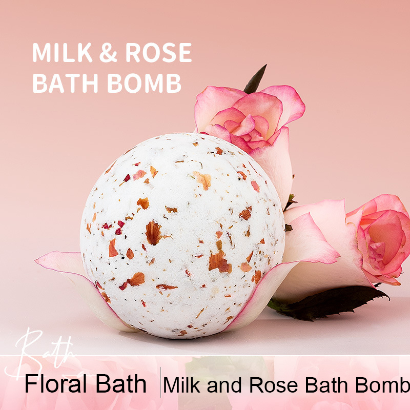 Natural Rose Milk Bubble Bath  - đánh giá và giá Bath Salts