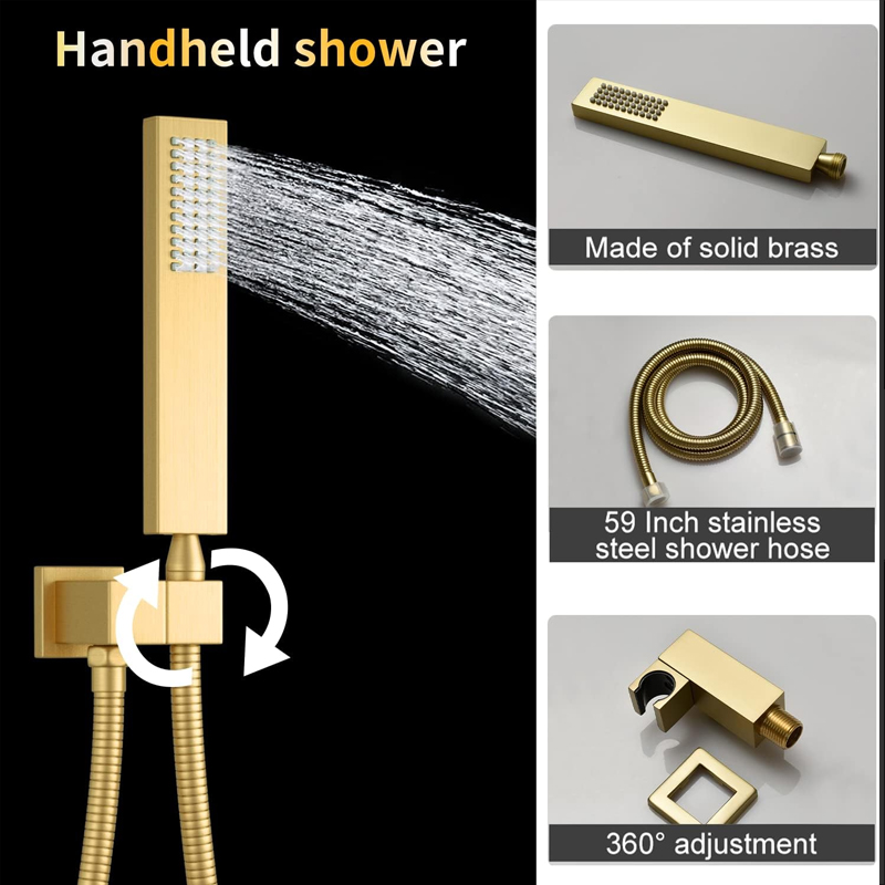 Brass Brushed Gold Digital Dis - đánh giá và giá Body Brush